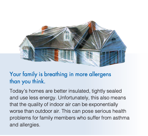 Air purification allergens