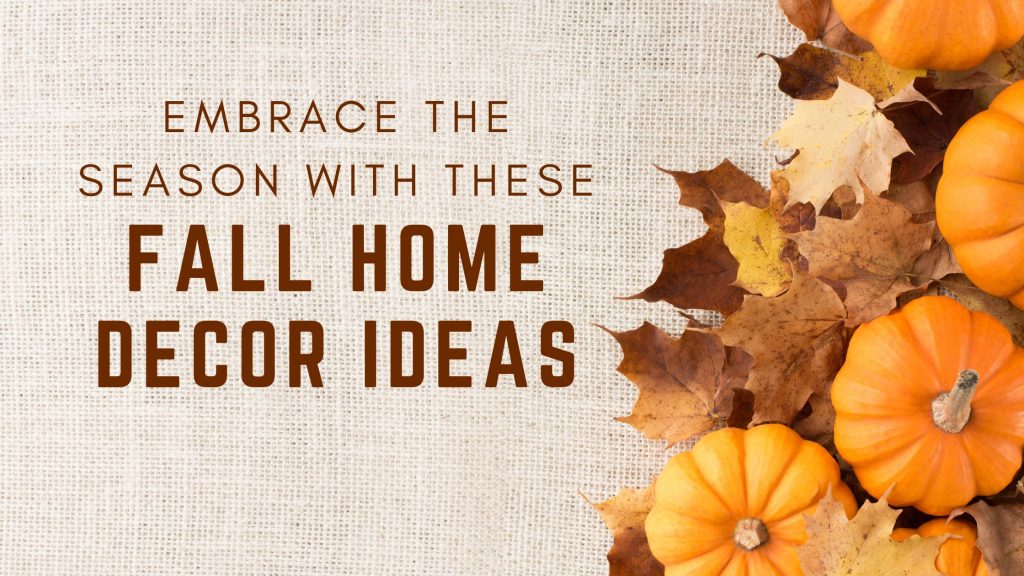 fall home decor ideas