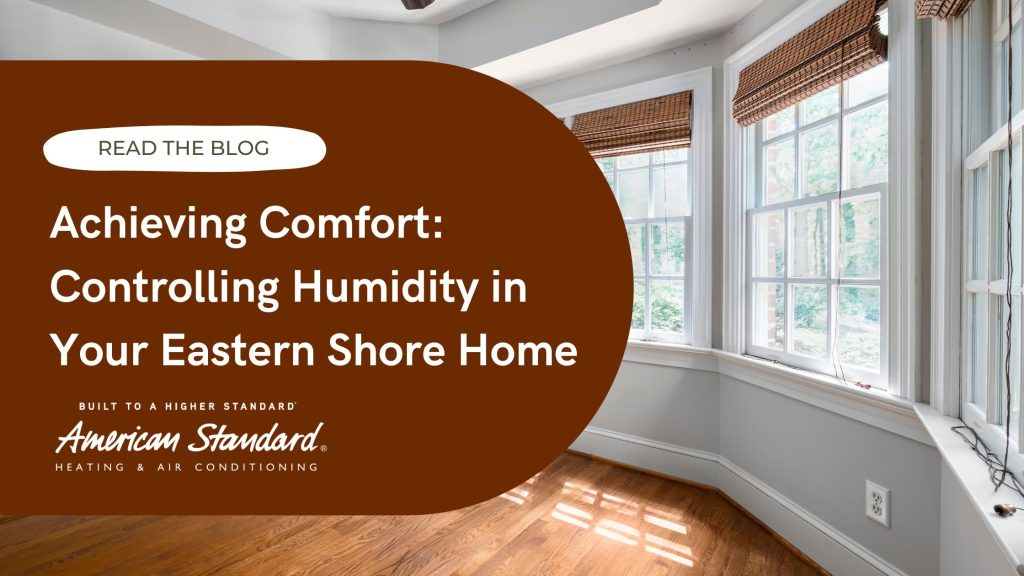 Achieving Comfort: Controlling Humidity in Your Eastern Shore Home